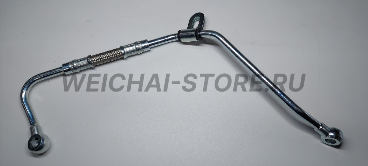 612600130326 Трубопровод подачи масла на пневмокомпрессор