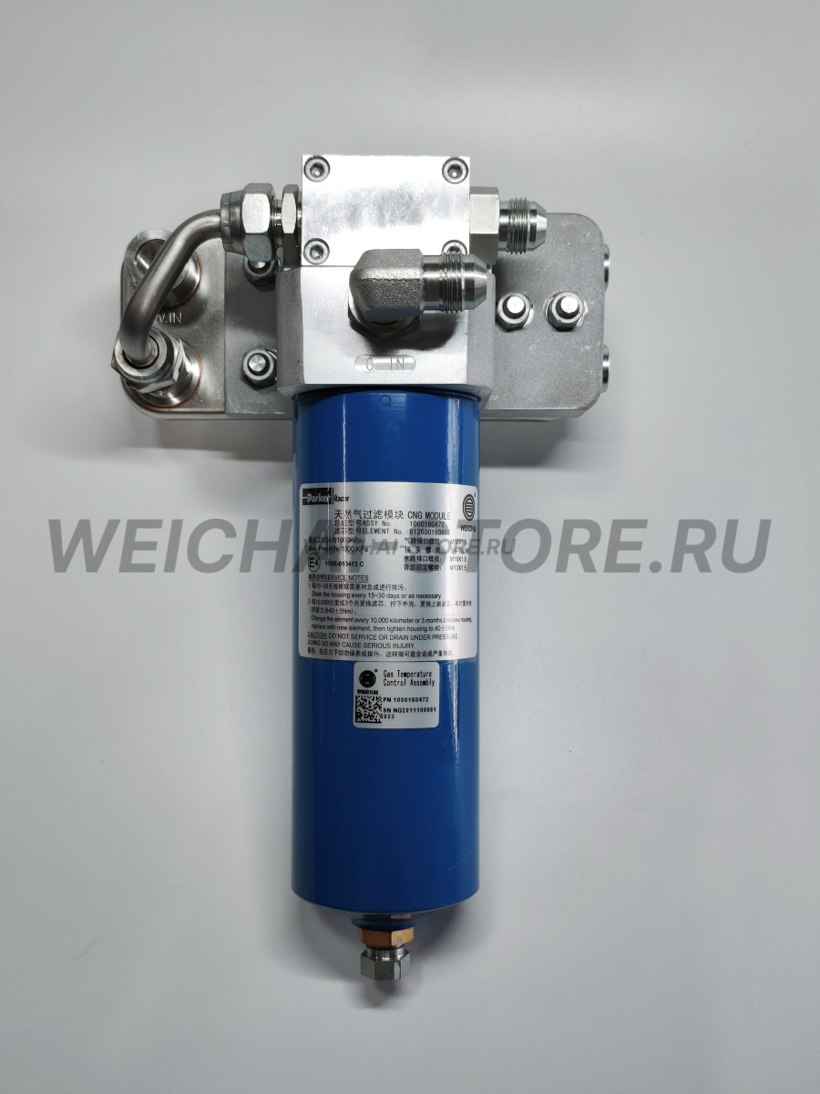 1000160472 Газовый фильтр с теплообменником в сборе